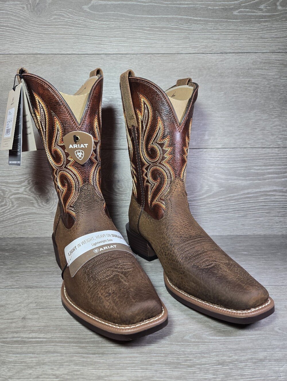 Ariat Men’s Stonebrook Performance Western Boots. Size 8.5 EE Wide New In Box